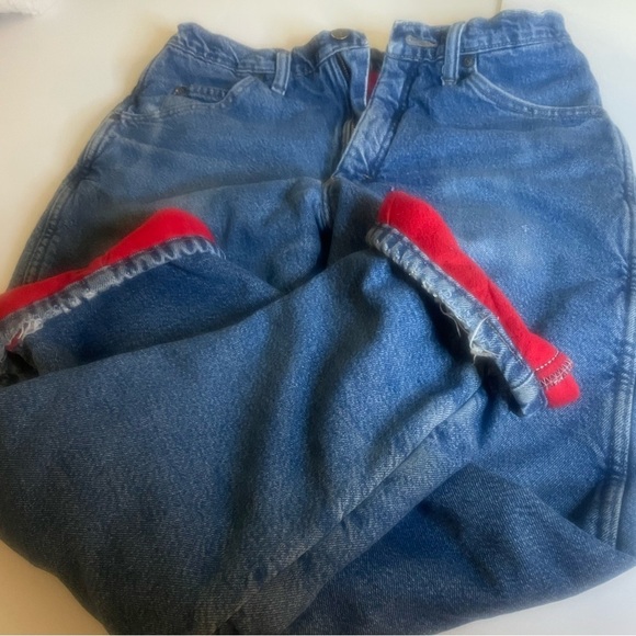 Wrangler Rugged Wear Distressed Thrashed Fleece Men’s 30x32” Grunge Denim Jeans - Picture 3 of 13